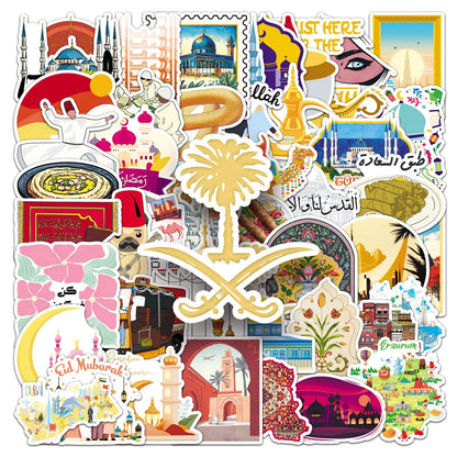 10/50 Middle Eastern Inspired Stickers