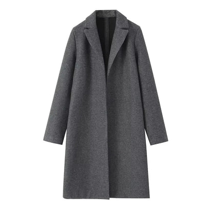 Winter Wool Trench Coat