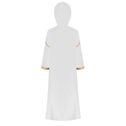 Hooded Kaftan with Zipper