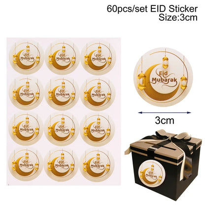 Roll of Eid Mubarak Stickers