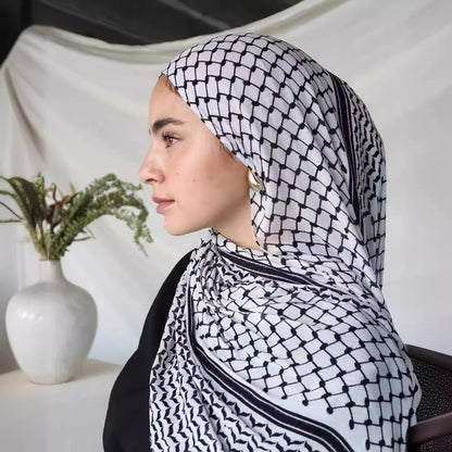 Chiffon Keffiyeh Hijab