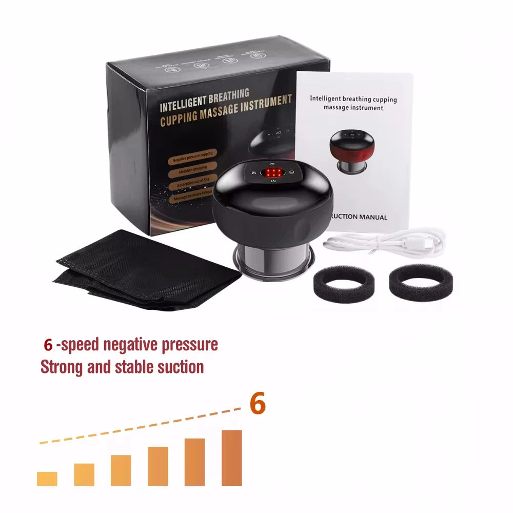 Smart Red Light Therapy Cupping Massager