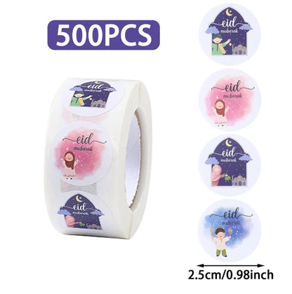 Roll of Eid Mubarak Stickers