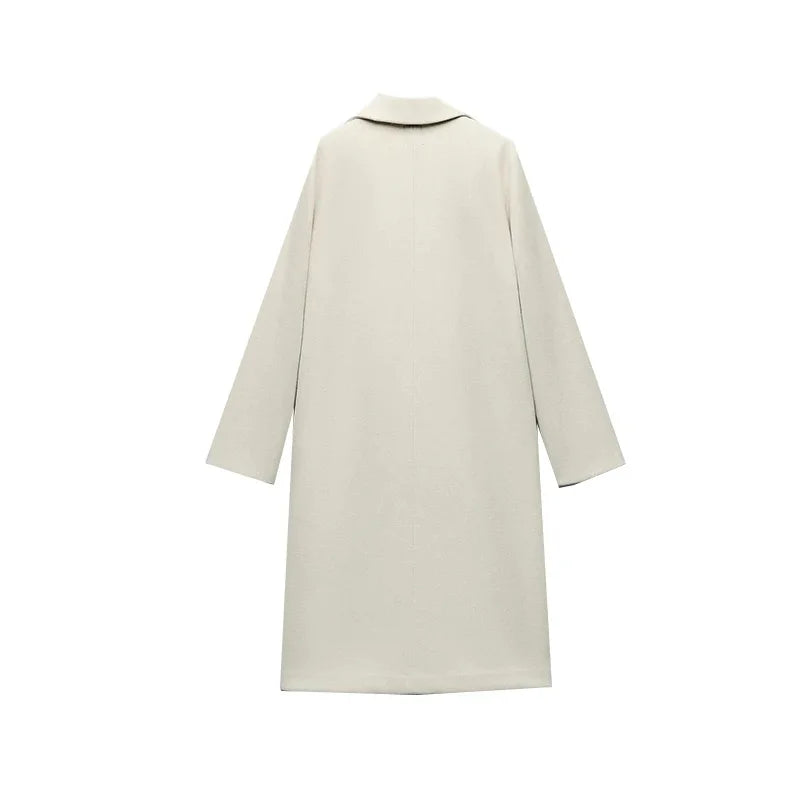 Winter Wool Trench Coat