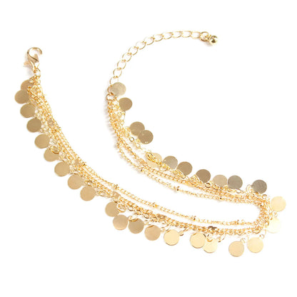 Gold Coin Anklet