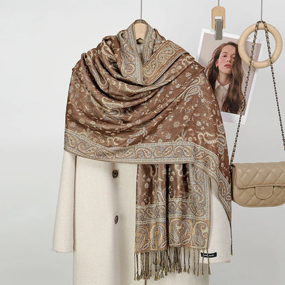 Floral Pashmina Hijab