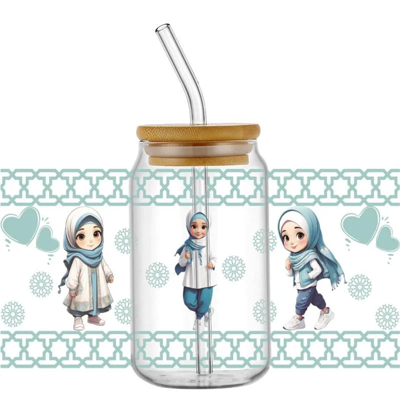 Islamic Decals for Kids Bottles