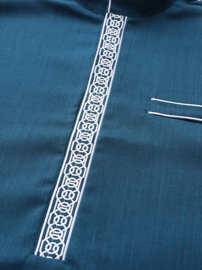 Neck Detail Jubba Thobe