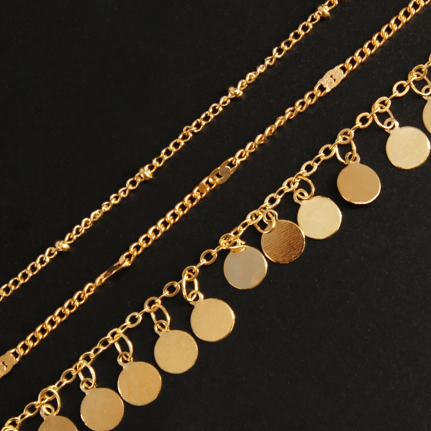 Gold Coin Anklet