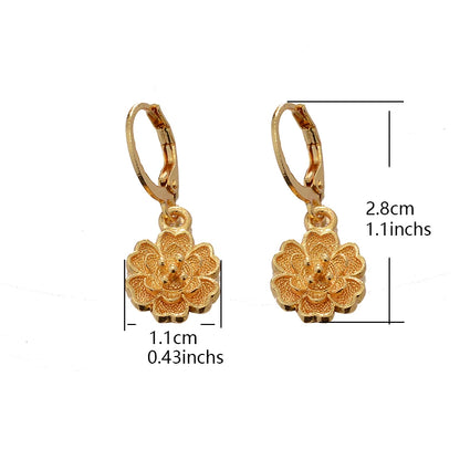 Gold Coin Earrings