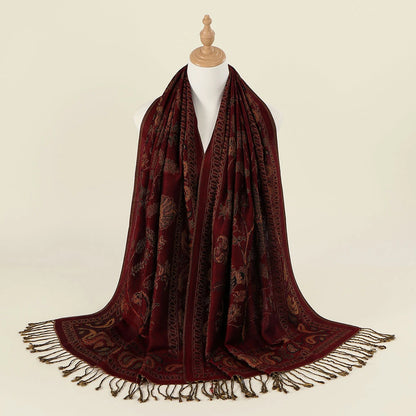 Floral Pashmina Hijab