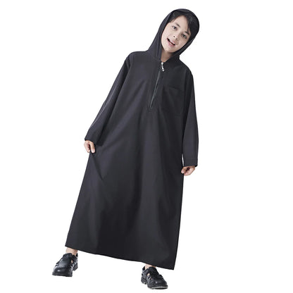 Hoodie Style Thobe for Boys