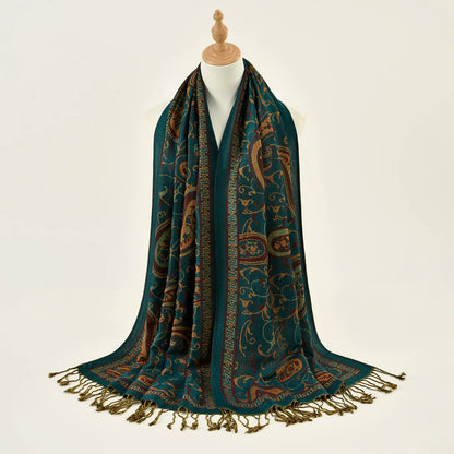 Floral Pashmina Hijab