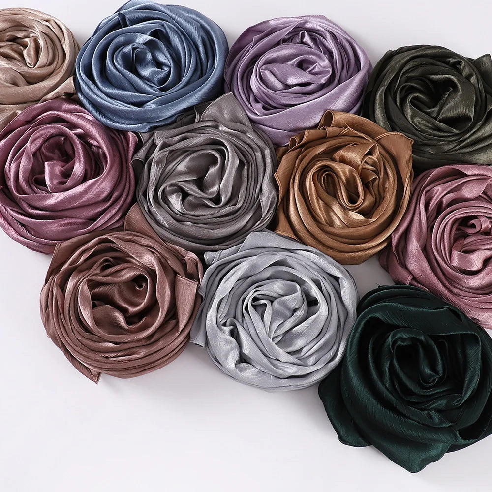 Crinkle Silk Hijab