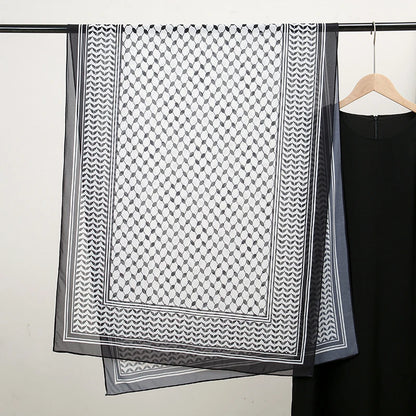 Chiffon Keffiyeh Hijab
