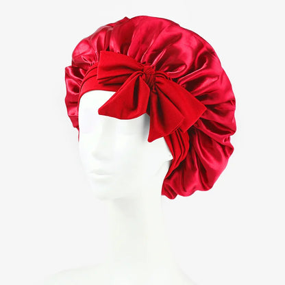 Adjustable Silk Satin Bonnet