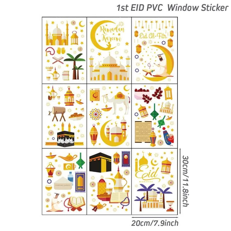 Eid Window Stickers