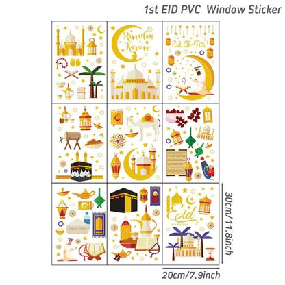 Eid Window Stickers