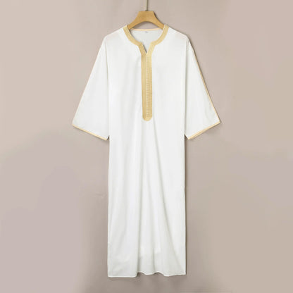 Neck Detail Jubba Thobe