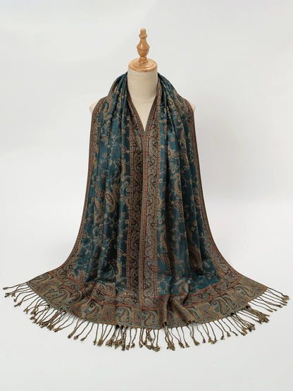 Floral Pashmina Hijab