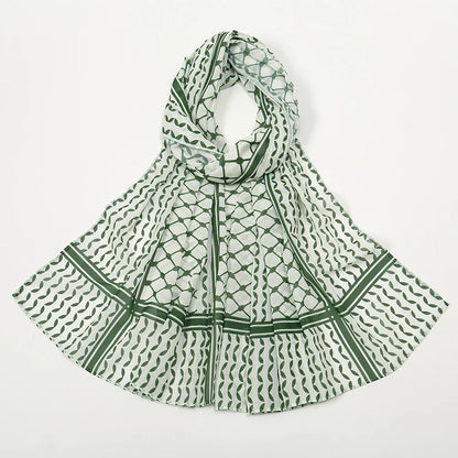 Chiffon Keffiyeh Hijab