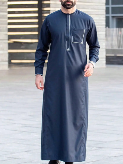 Neck Detail Jubba Thobe