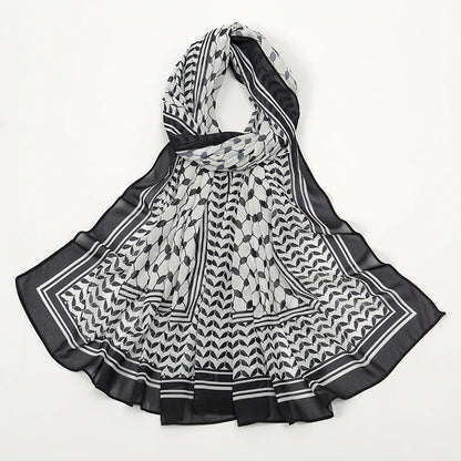 Chiffon Keffiyeh Hijab