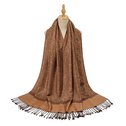 Floral Pashmina Hijab