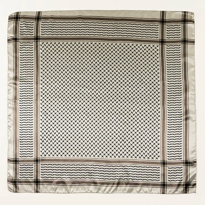 Small Satin Keffiyeh Scarf