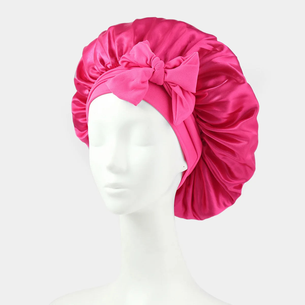 Adjustable Silk Satin Bonnet