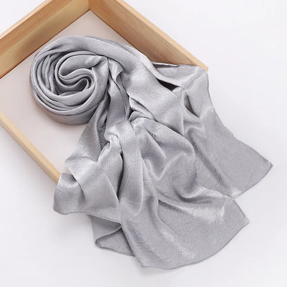 Crinkle Silk Hijab