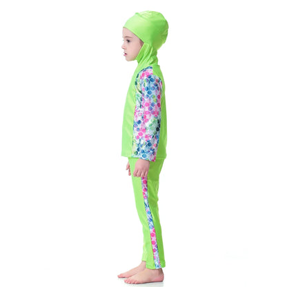 2 Piece Modest Girl's Swimwear