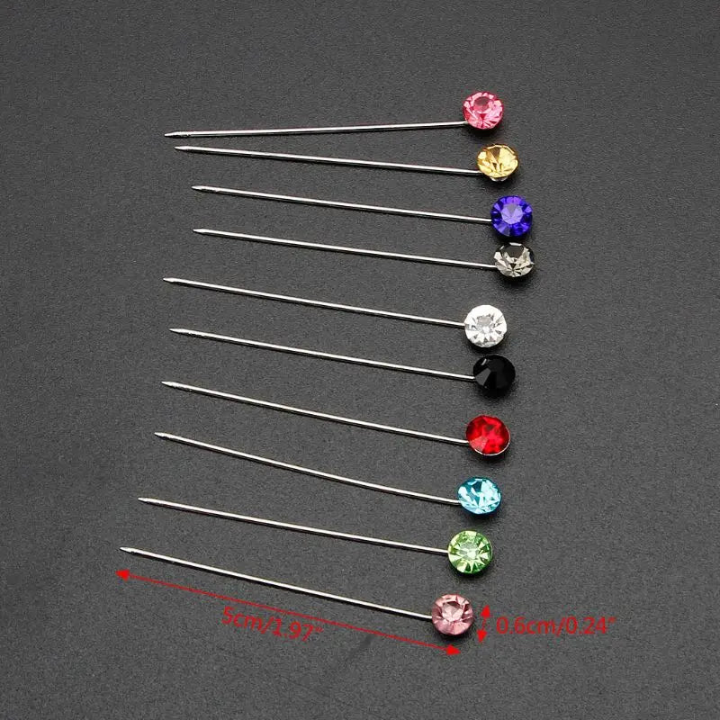 30 Rhinestone Hijab Pins