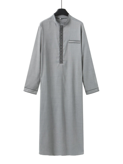 Neck Detail Jubba Thobe