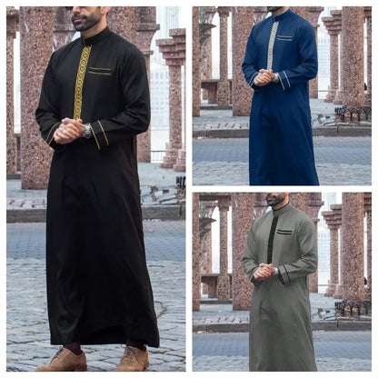 Neck Detail Jubba Thobe