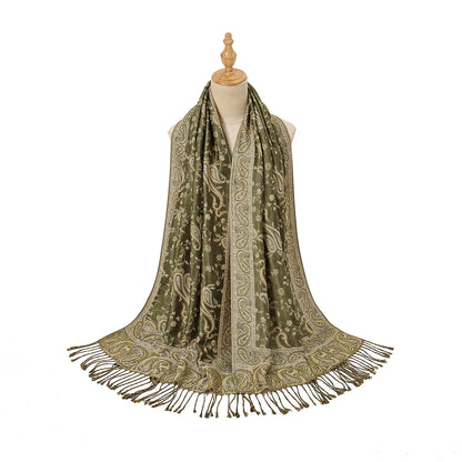 Floral Pashmina Hijab