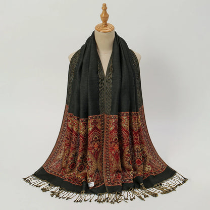 Floral Pashmina Hijab