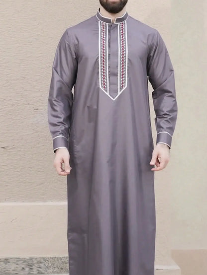 Neck Detail Jubba Thobe