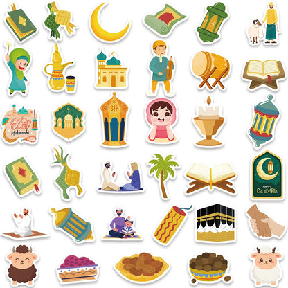 70 Waterproof Islamic Stickers