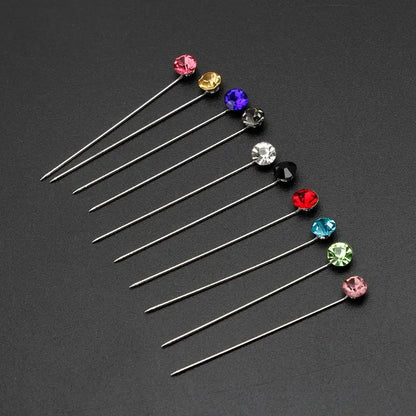 30 Rhinestone Hijab Pins