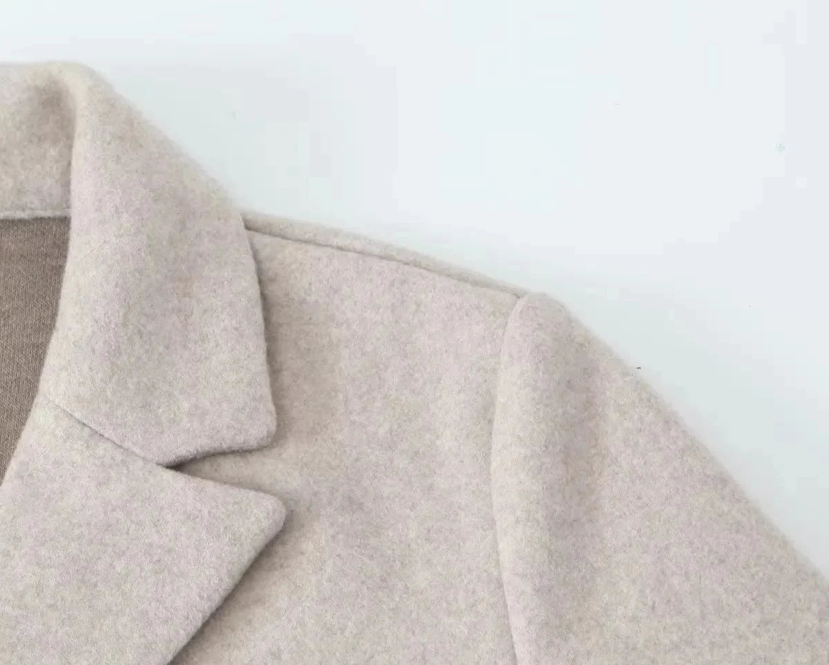 Winter Wool Trench Coat