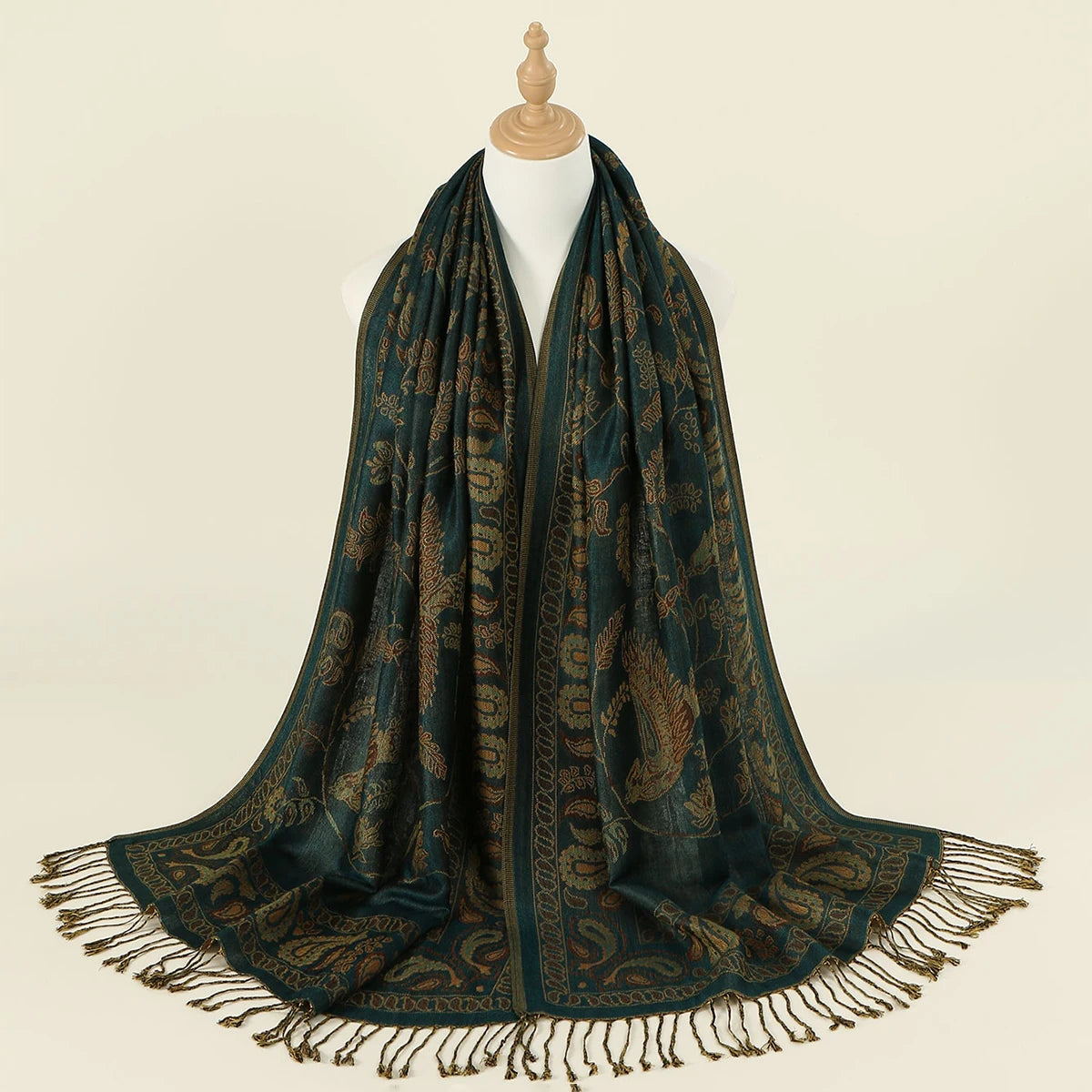 Floral Pashmina Hijab