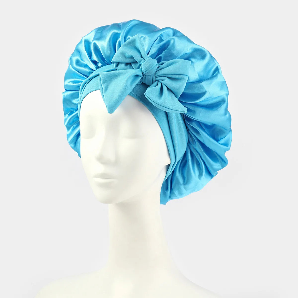 Adjustable Silk Satin Bonnet