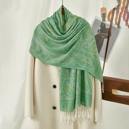 Floral Pashmina Hijab