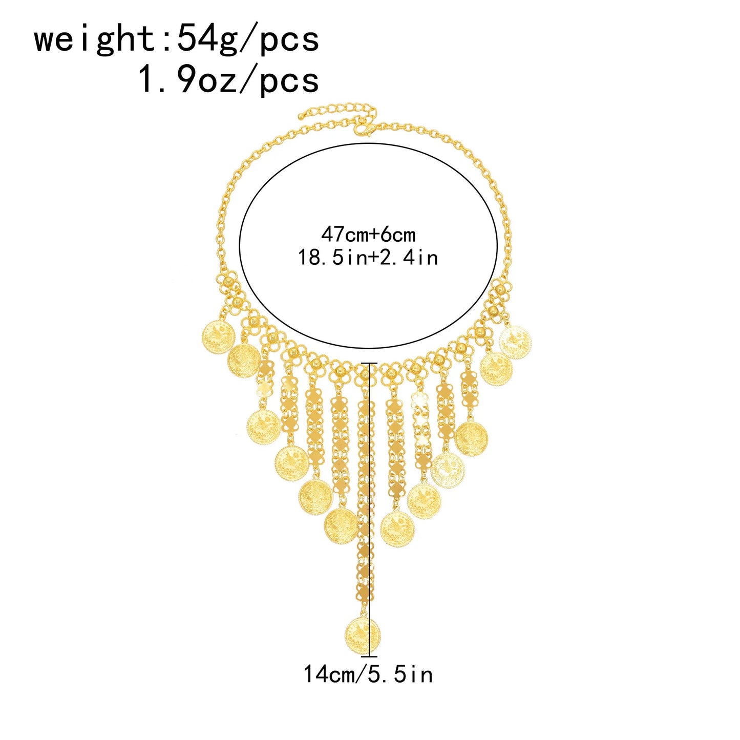 Gold Coin Necklace