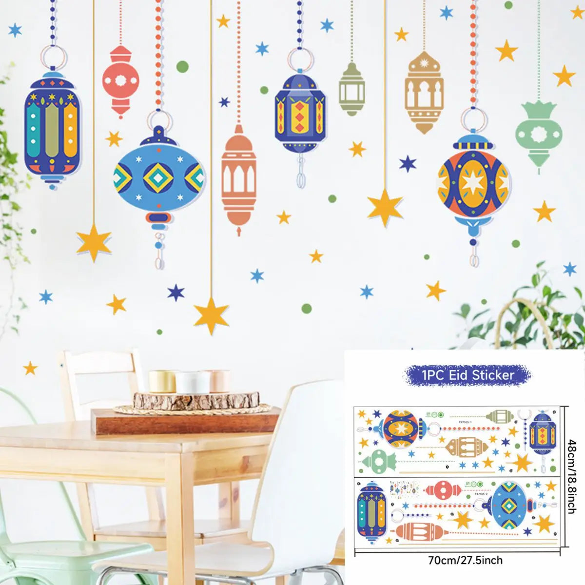 Eid Window Stickers