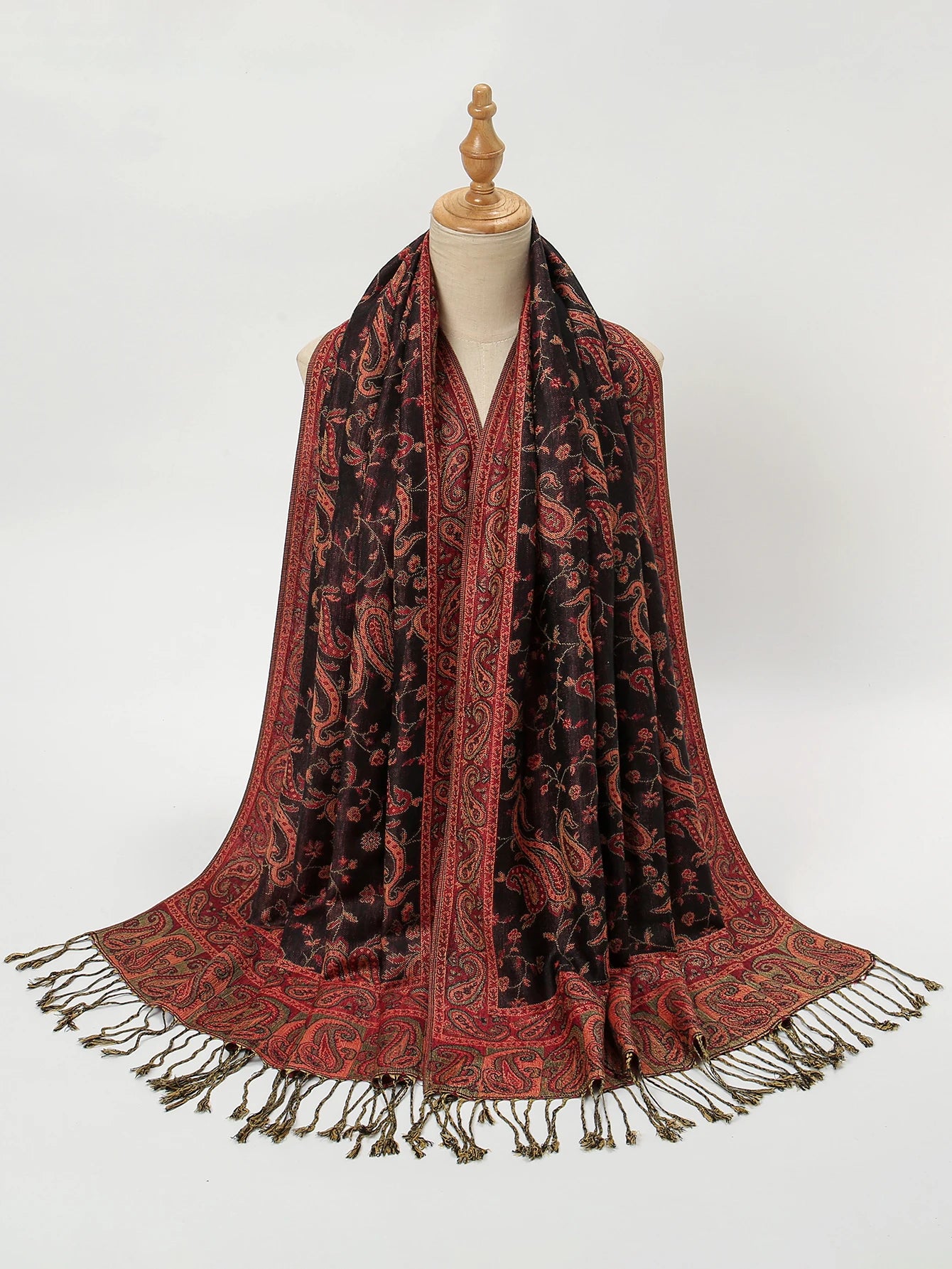 Floral Pashmina Hijab