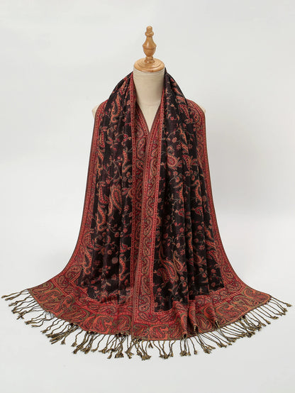 Floral Pashmina Hijab