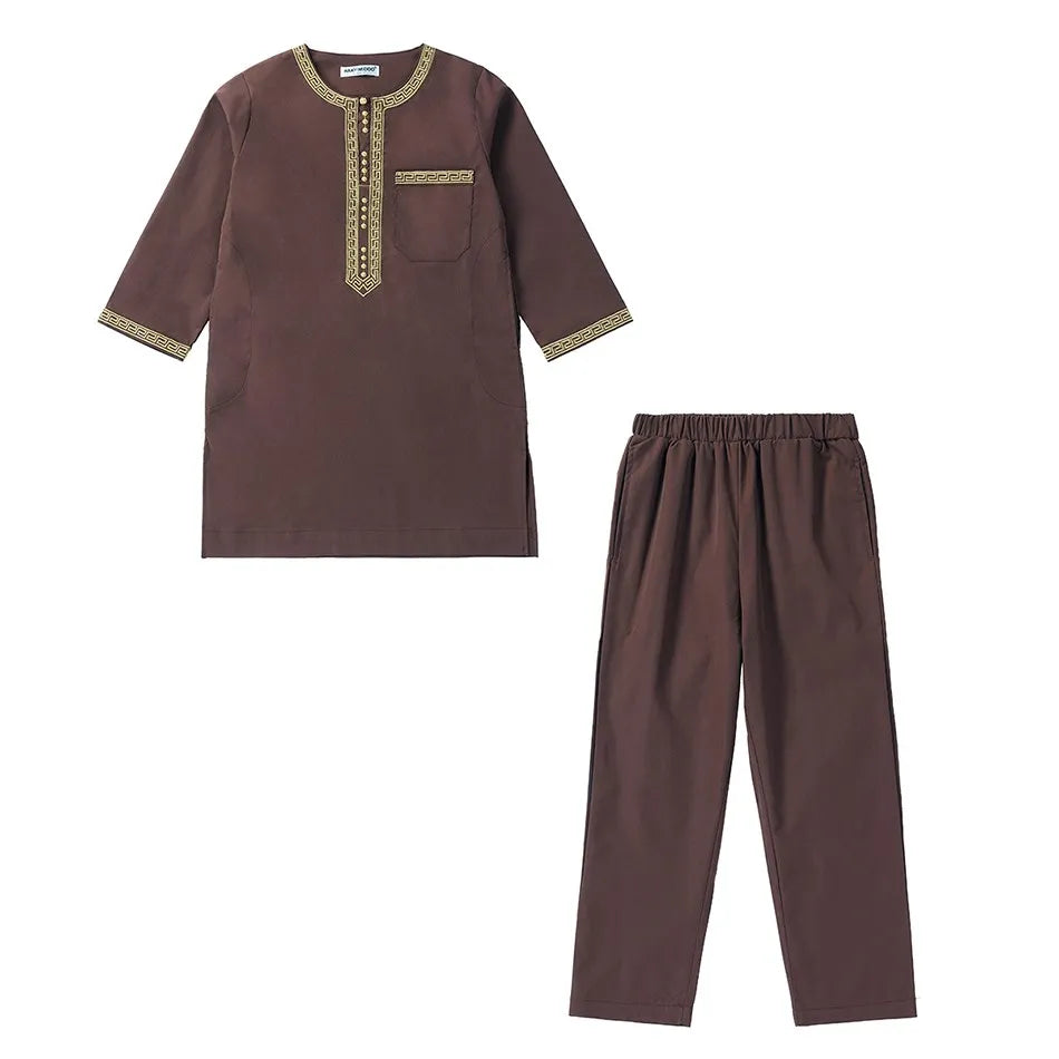 Two-Piece Thobe for Boys