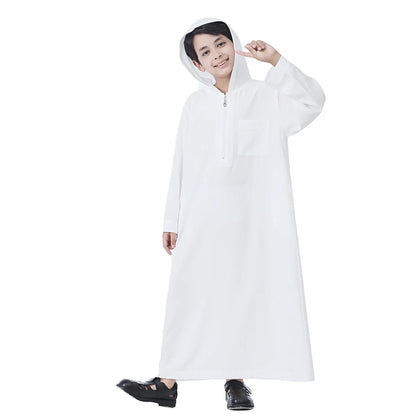 Hoodie Style Thobe for Boys